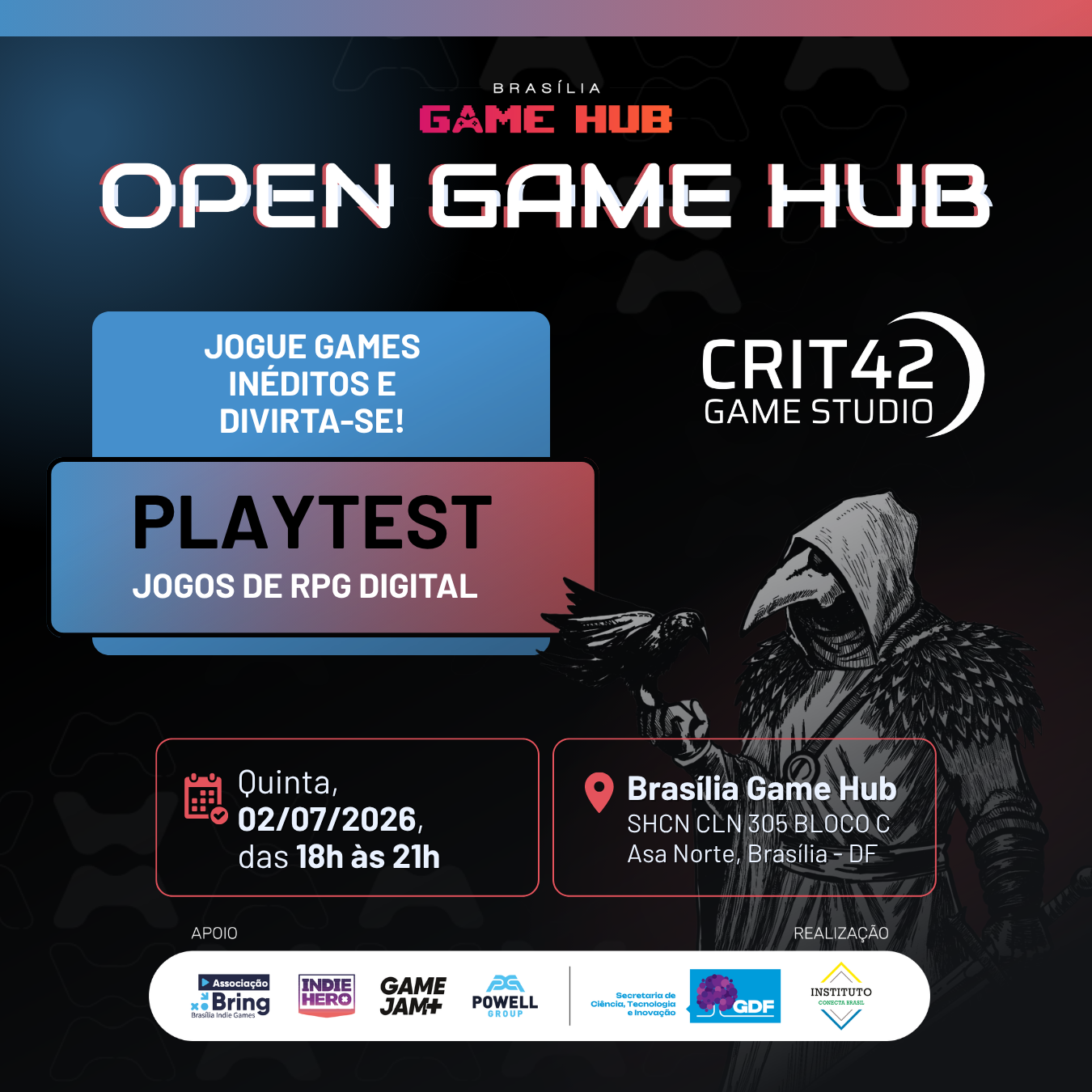 Crit42 · Open Game Hub chamada 1